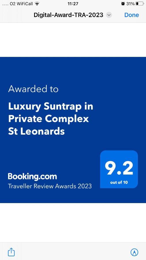 ヘイスティングスLuxury Suntrap In Private Complex St Leonardsアパートメント エクステリア 写真